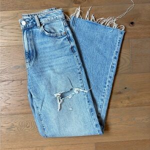 Garage Distressed Light Blue Jeans